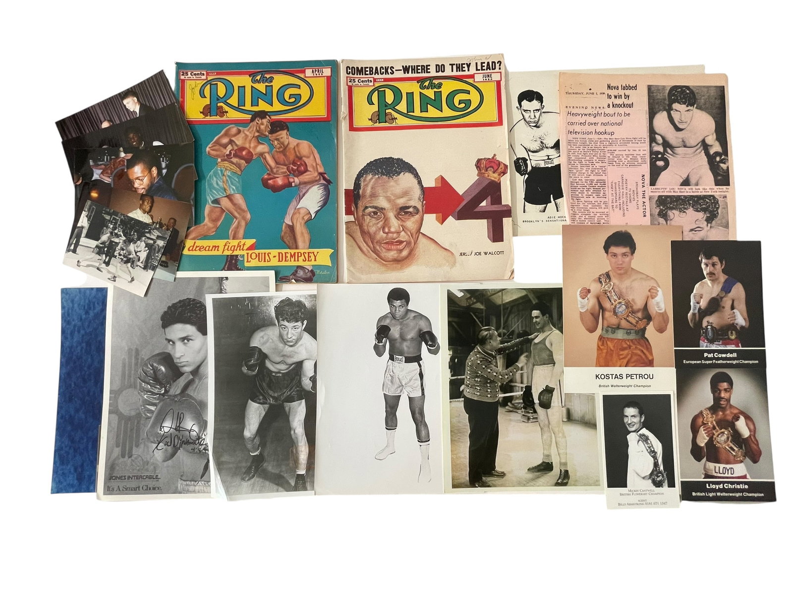 Boxing Photos, The Ring Magazines, and Ephemera (1 of 5)