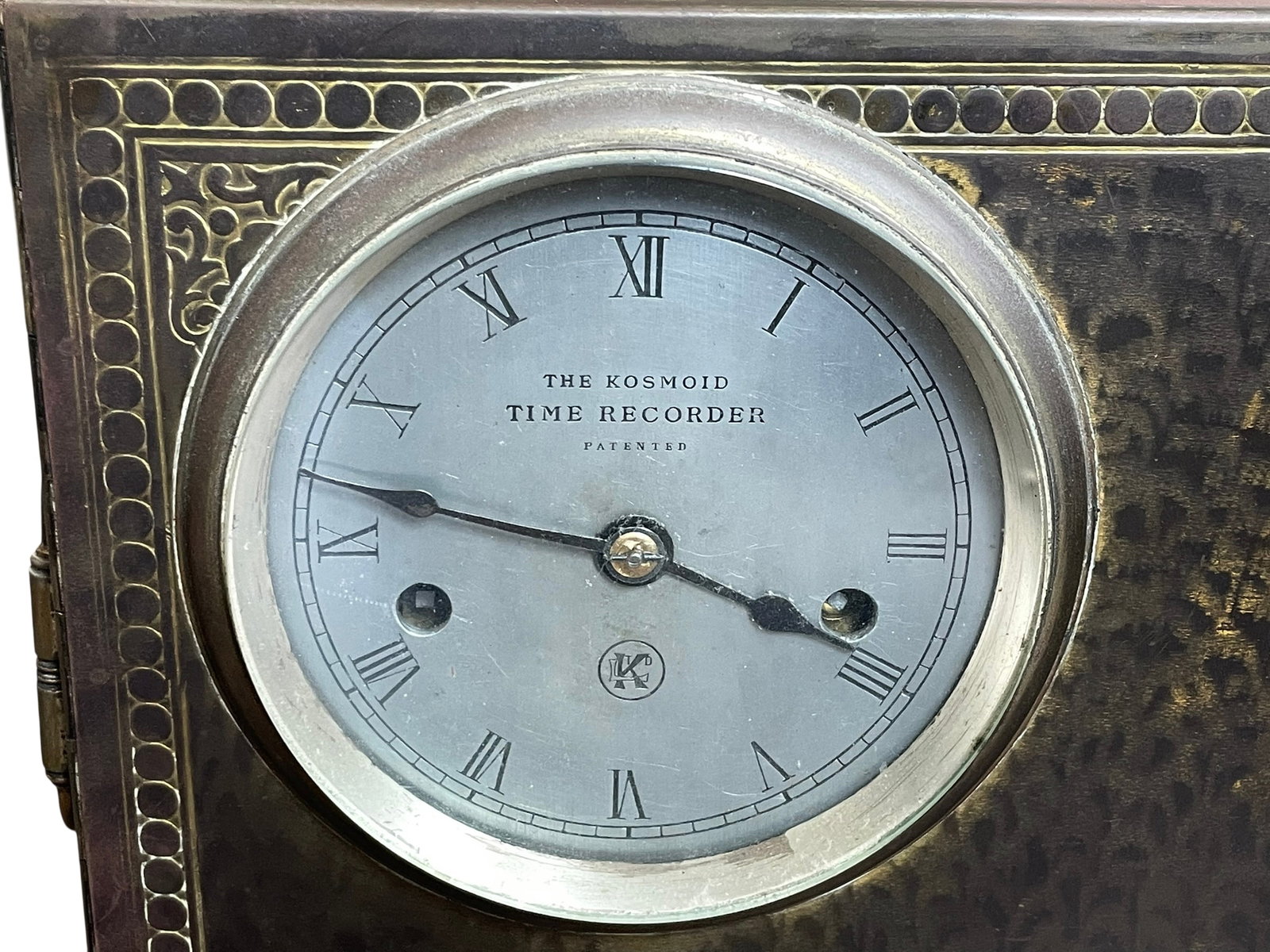Antique Kosmoid Time Recorder Clock - 6