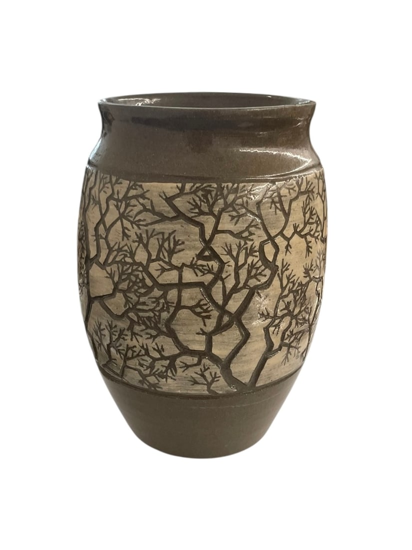 Tree Branch Studio Pottery Vase, Signed - 3