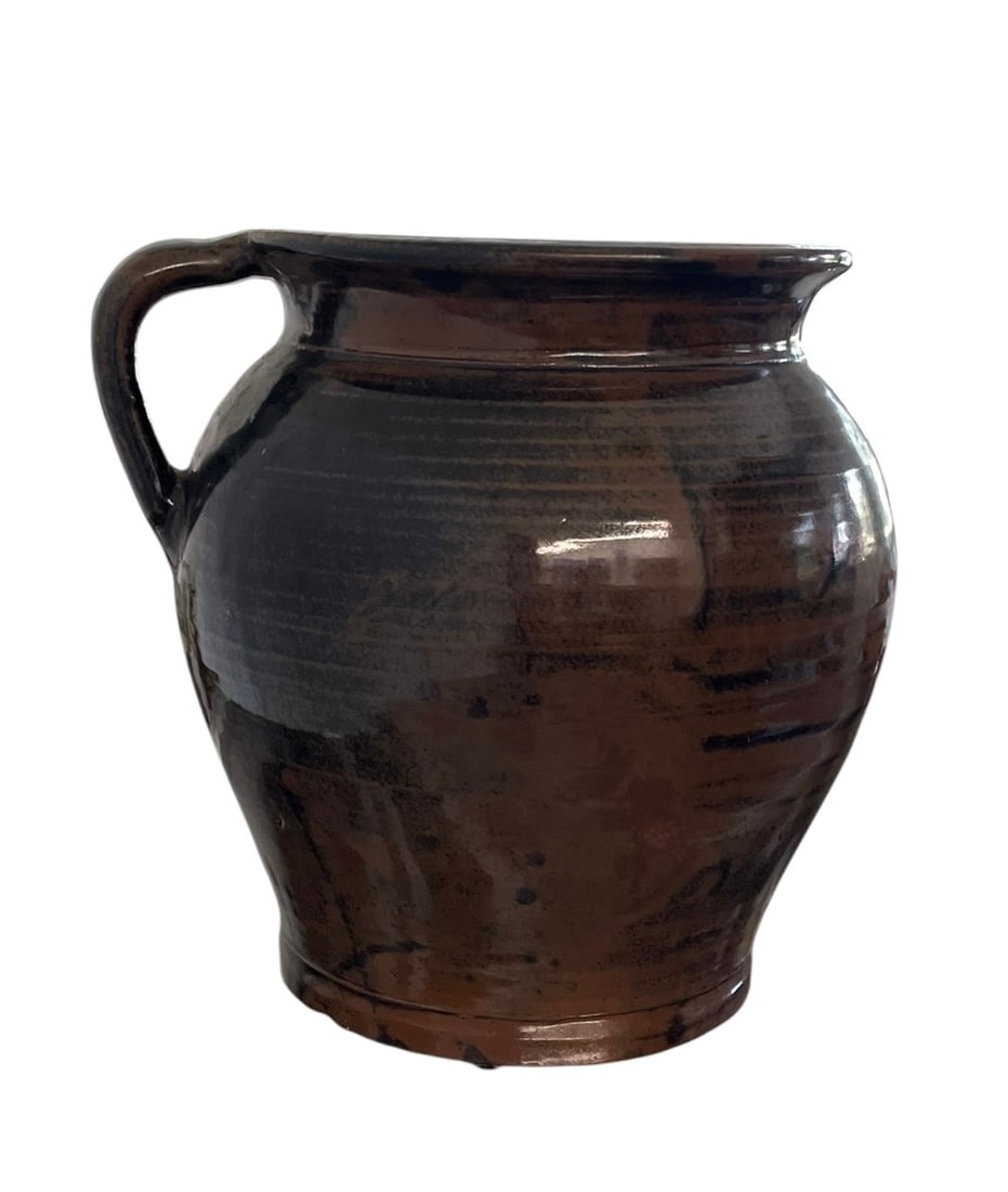Large Stoneware Handled Crock - 2