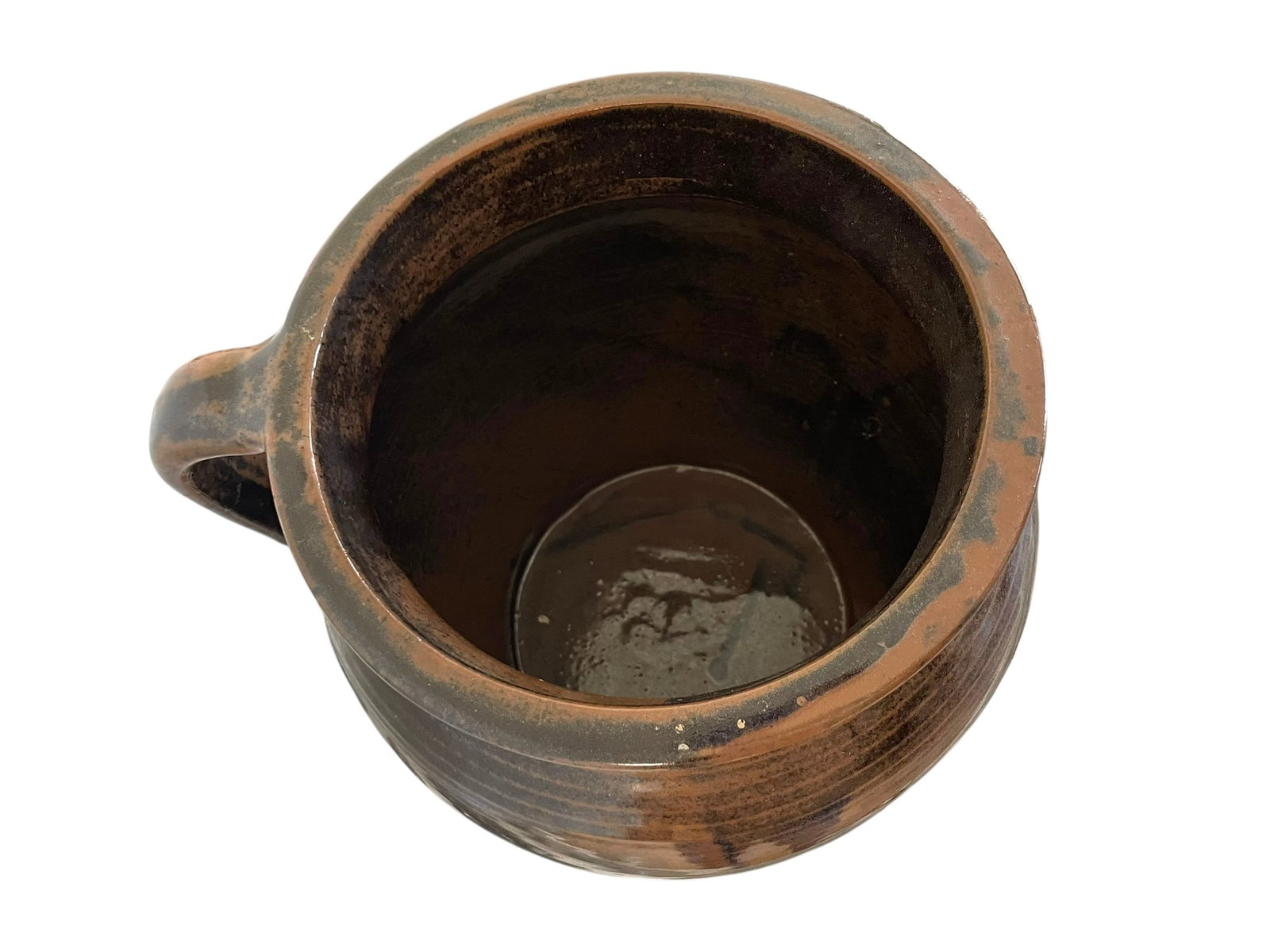 Large Stoneware Handled Crock - 5