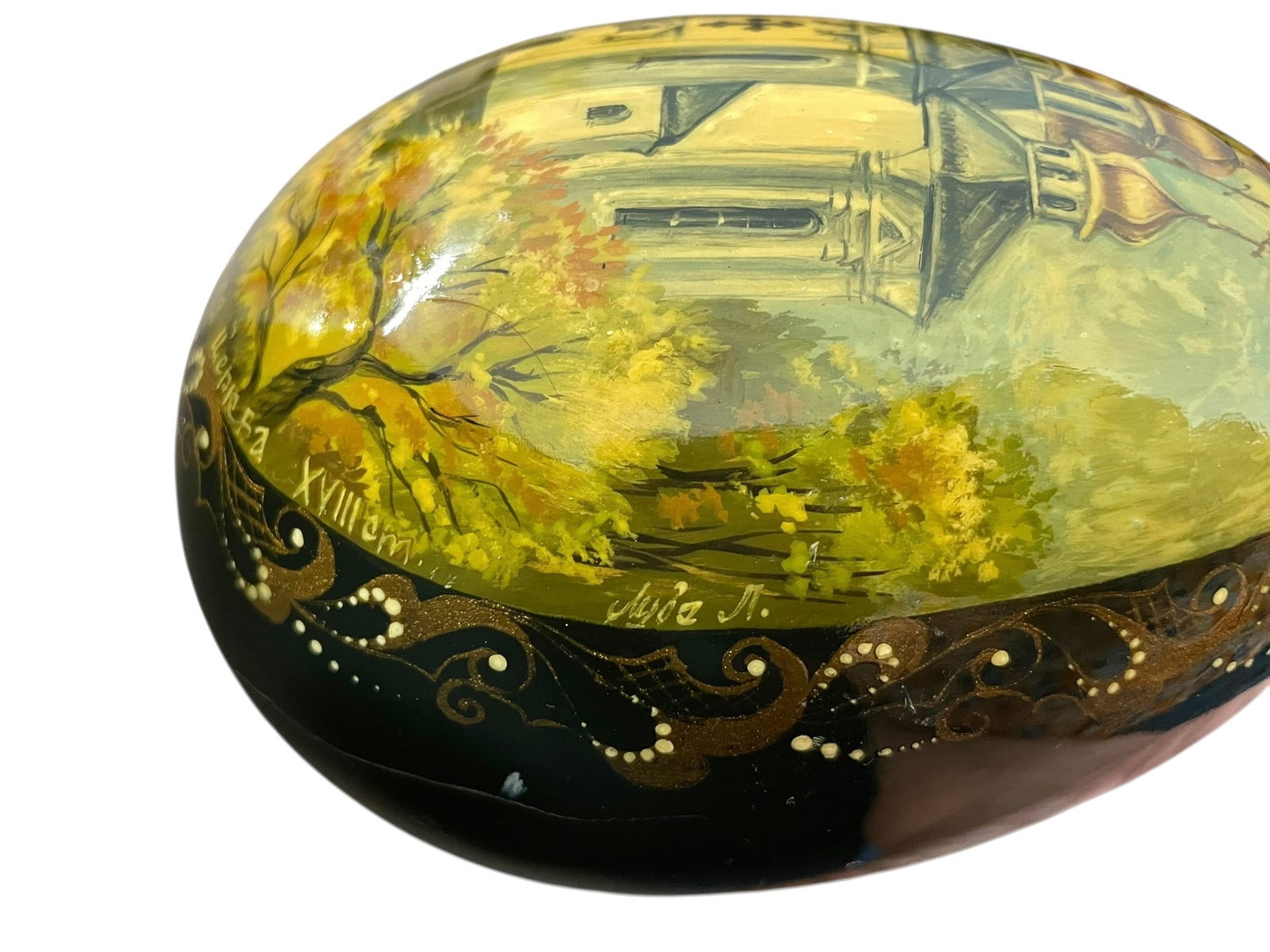 2 Hand Painted Russian Eggs - 6