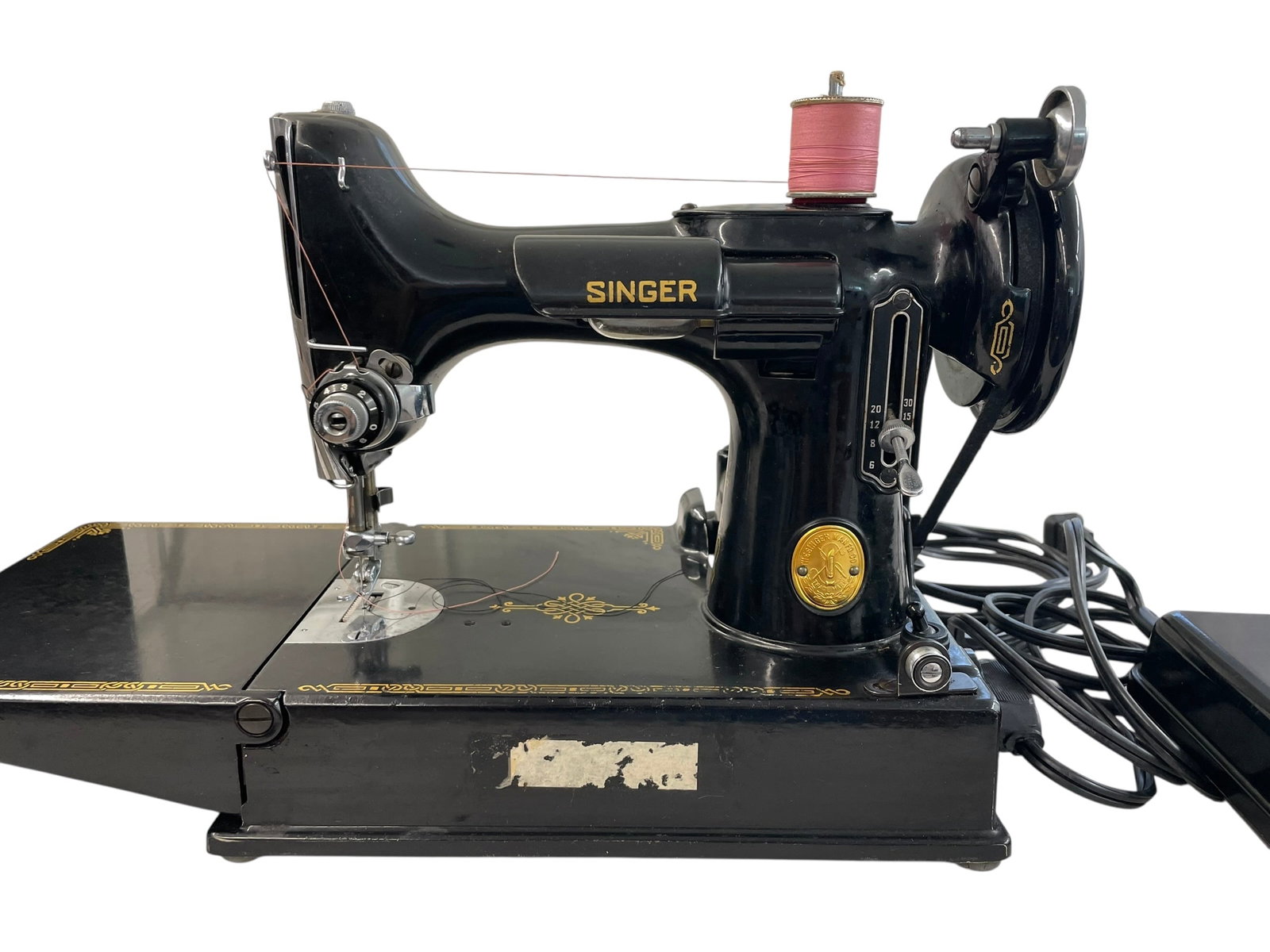 Singer Featherweight Sewing Machine with Case, Working - 2