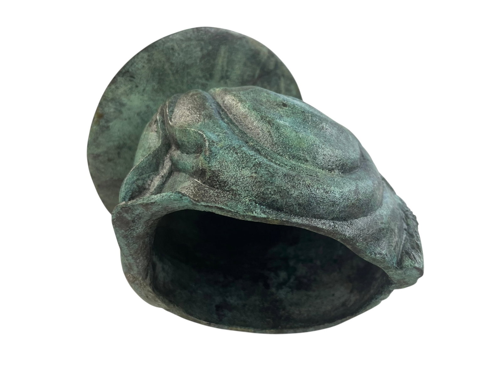 Sleeping Buddha Verdigris Statue - 5
