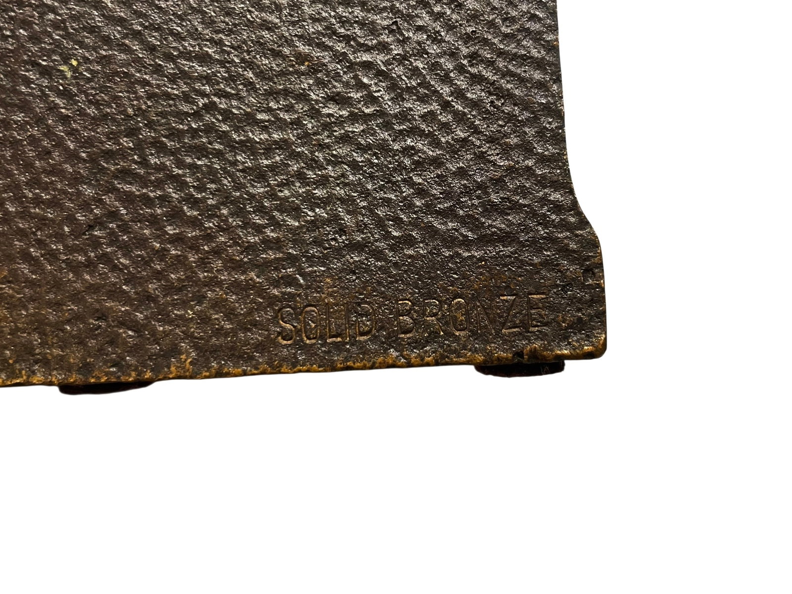 Solid Bronze Bookends with Shakespeare Library Quote - 3