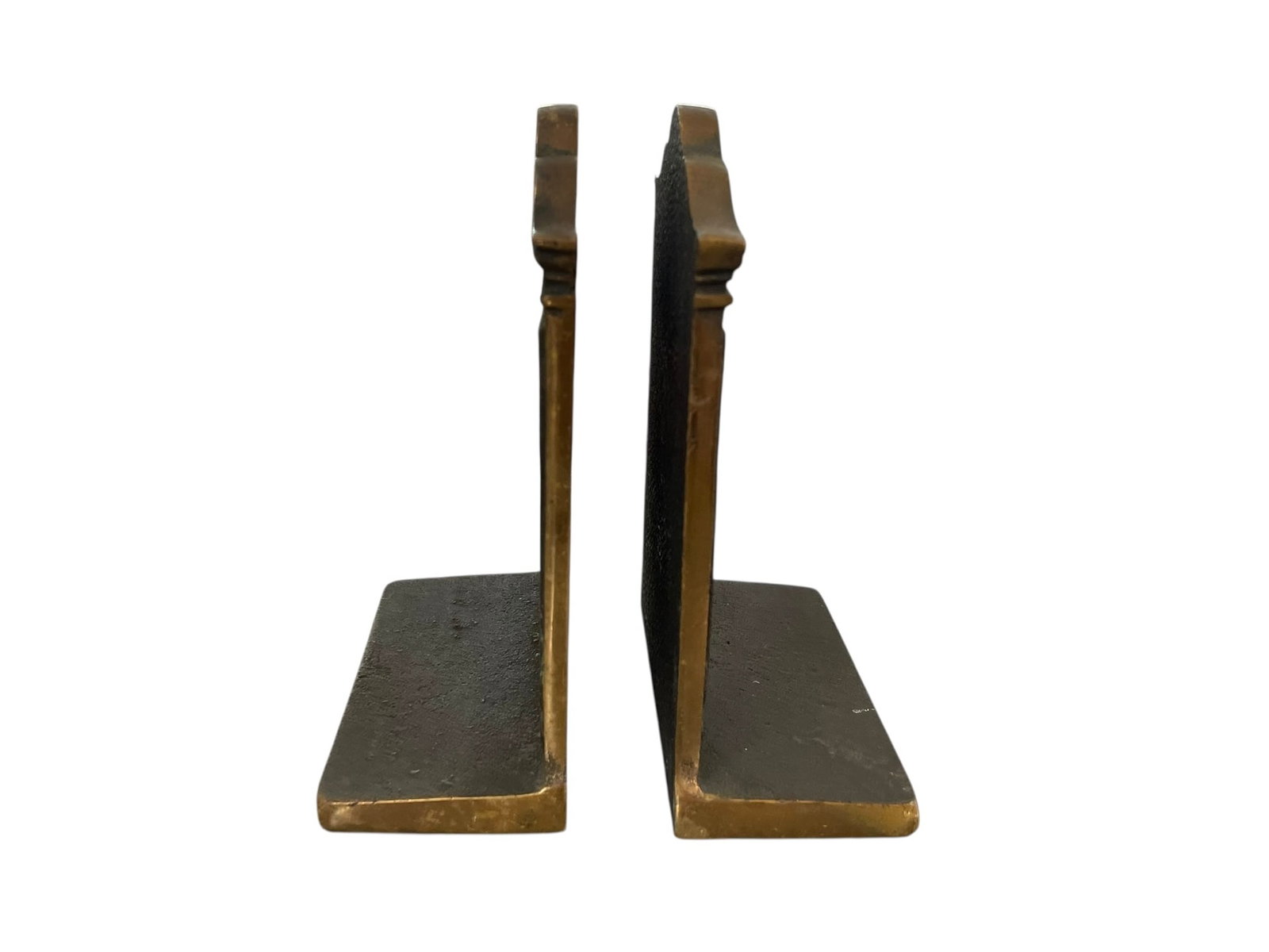 Solid Bronze Bookends with Shakespeare Library Quote - 4