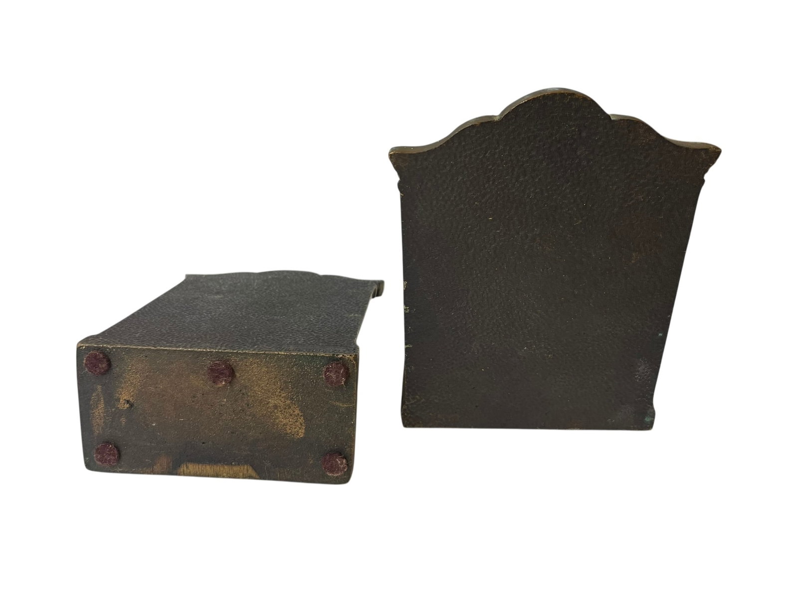 Solid Bronze Bookends with Shakespeare Library Quote - 5