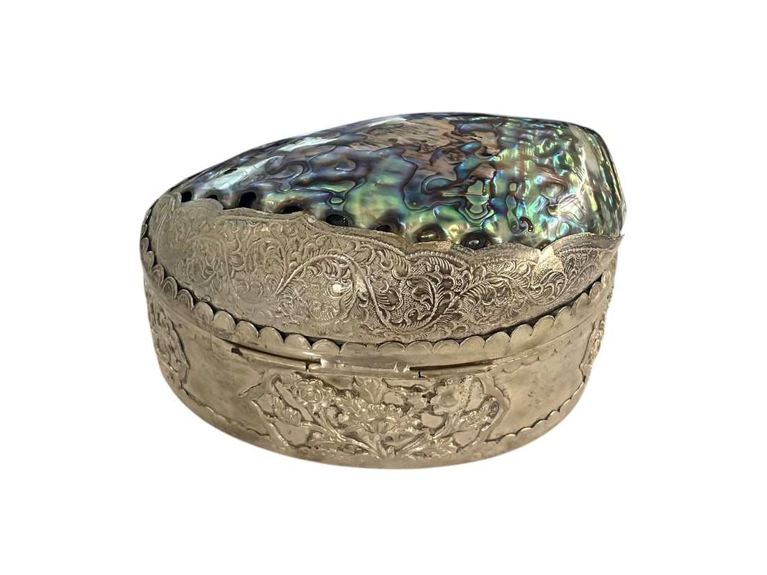 Handmade Abalone Shell Trinket Box - 2