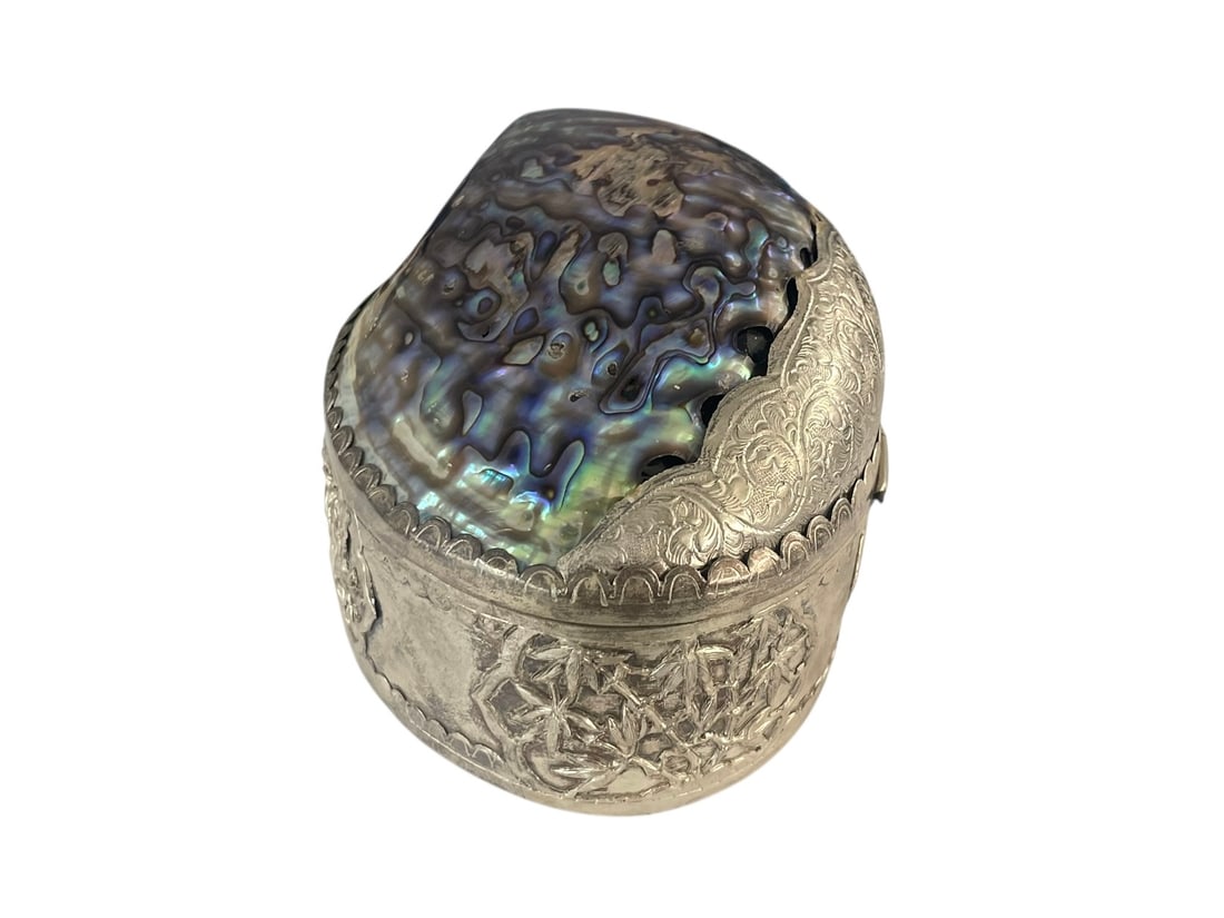 Handmade Abalone Shell Trinket Box - 4