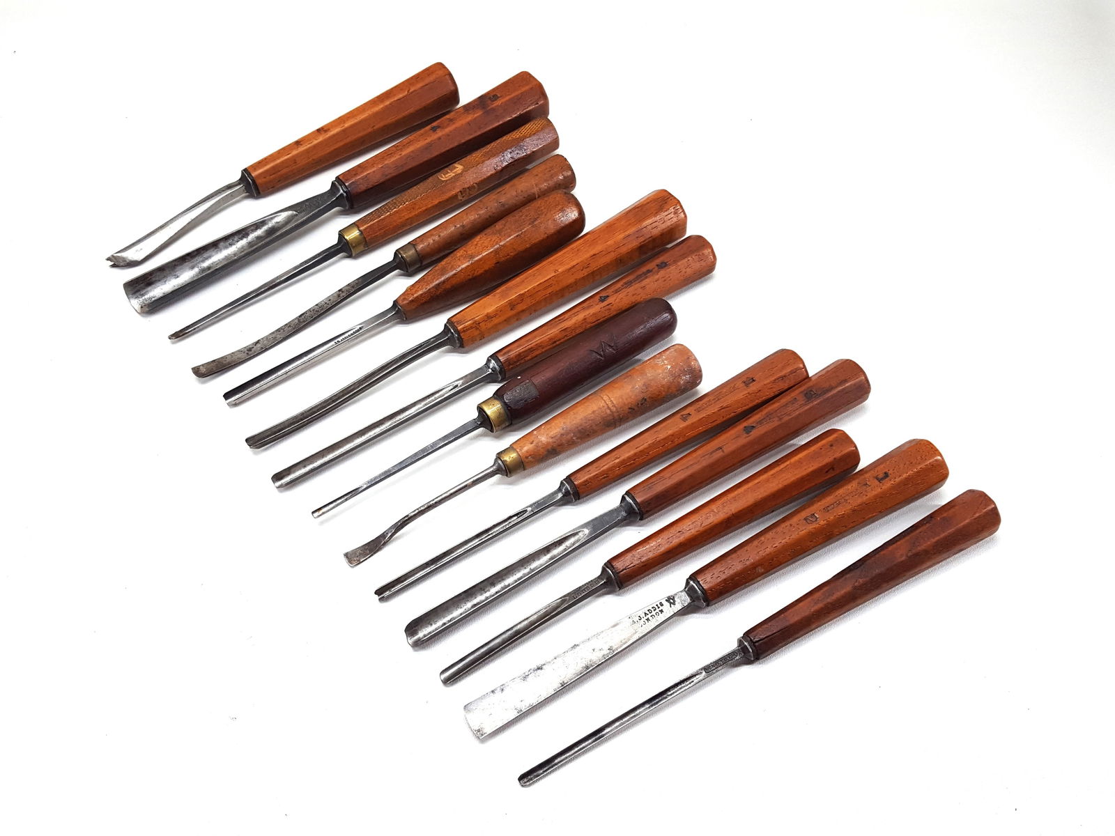 Early Englsih Carving Tools incl. Addis, Others (1 of 1)