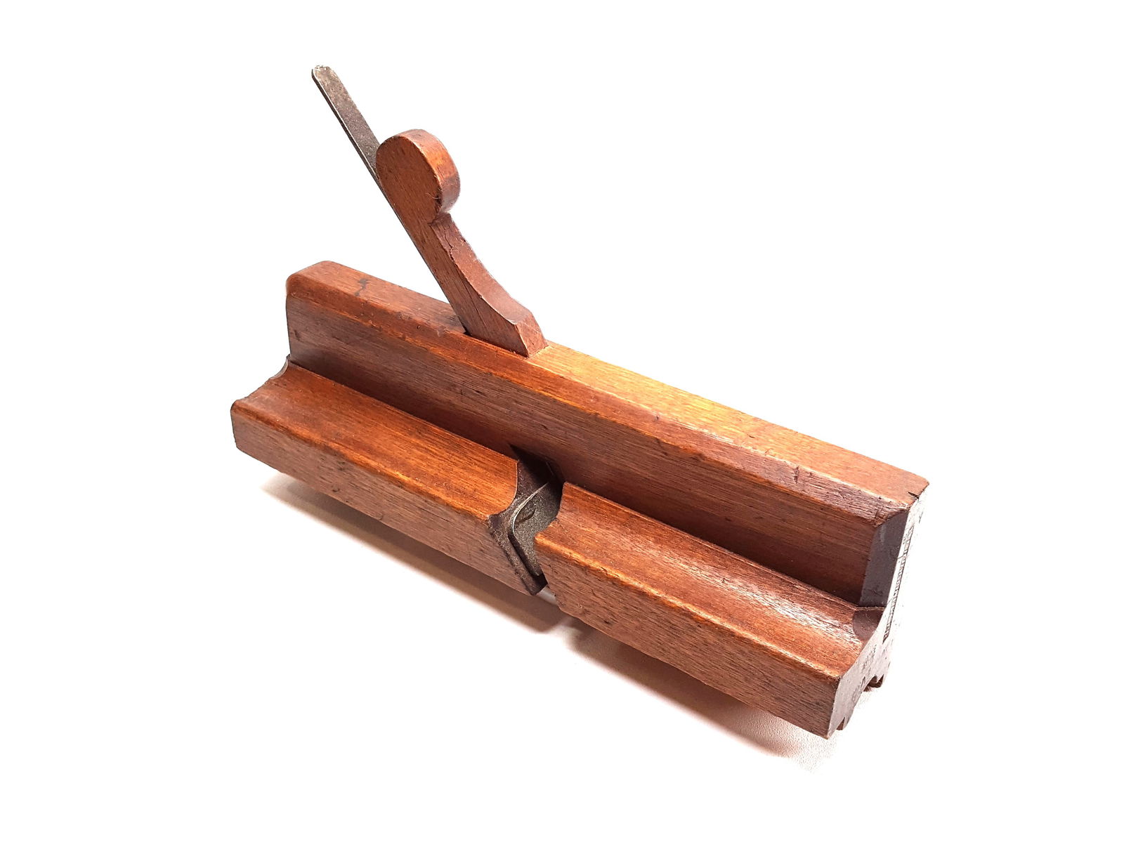 I. Lindenberger Yellow Birch Wood Molding Plane (1 of 2)