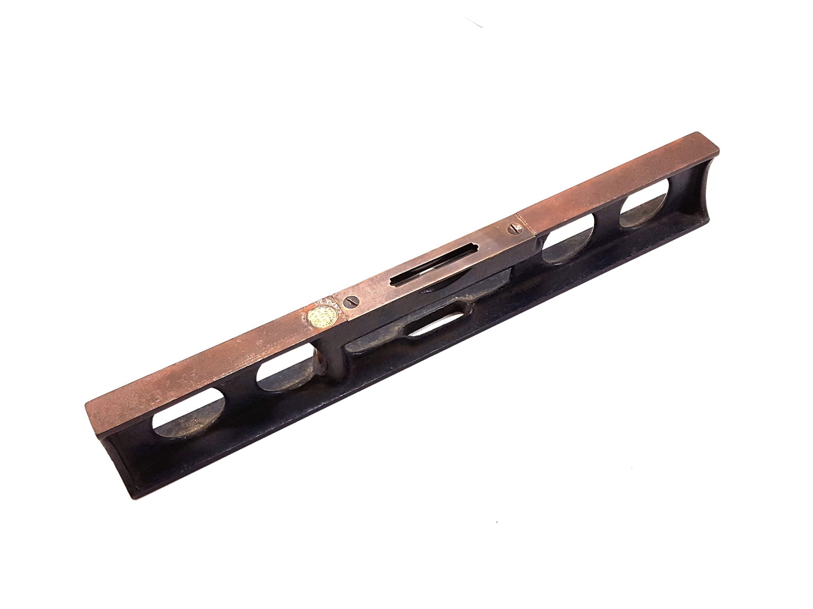 W.T. Nicholson Patented Level 1860: W.T. Nicholson Patented Level, patented May 1st 1860. Stanley Rule & Leve brass plate with patent date medallion