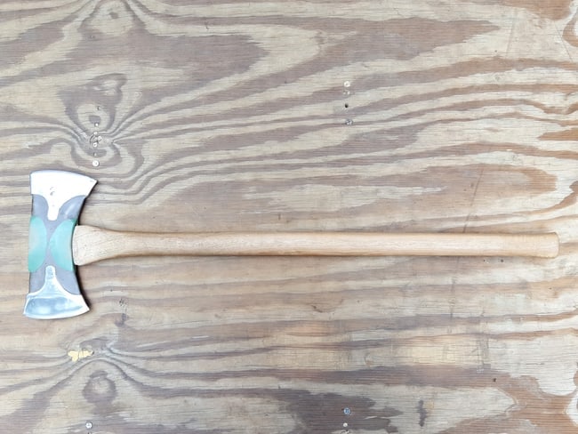 Restored 4 1/2" Double Bit Axe 3 1/2 M (1 of 5)