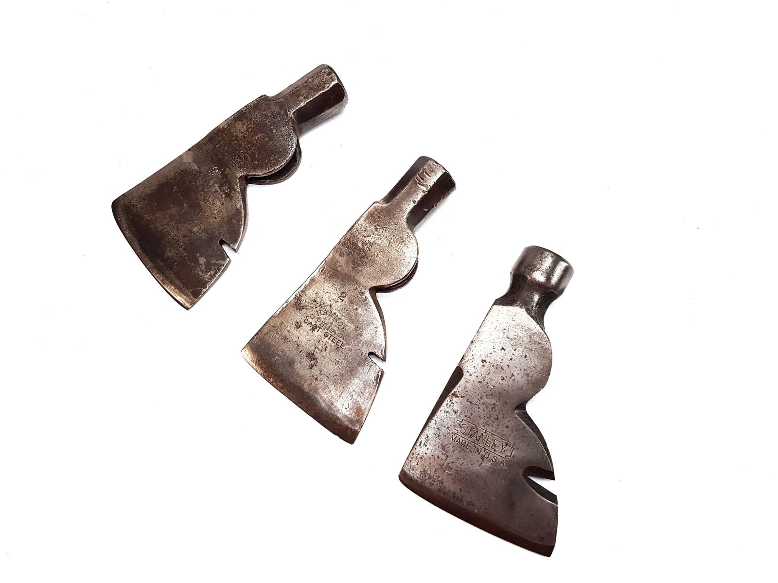 3 Half Hatchets Heads, 2 C. Hammond #2 & Stanley (1 of 4)