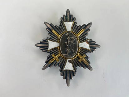 WWI German Field Honor Badge: A German field honor badge from the Great War
