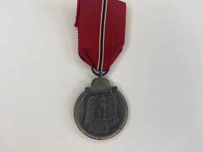 WWII German Eastern Front Medal Russian Front Medal Marked “3: WWII Russian Front Medal marked “3”.