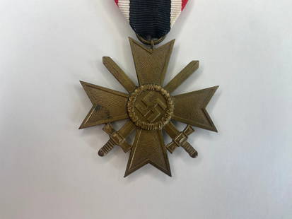 WWII German War Merit Cross with Swords: WWII German War Merit Cross with Swords