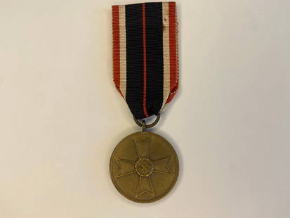 WWII German 1939 War Merit Medal: Original Nazi War Merit Medal.