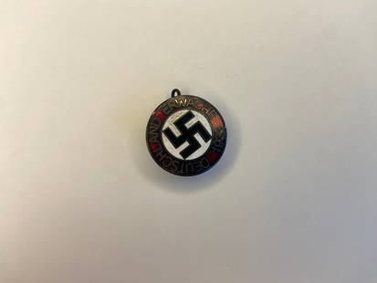 WWII German Nazi 1933 DEUTSCHLAND ERWACHE Pin: Nazi 1933 Pin with makers marks on back.