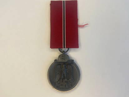 WWII German Eastern Front Russian Front Medal Marked “9: WWII German Eastern Front Russian Front Medal Marked “9”