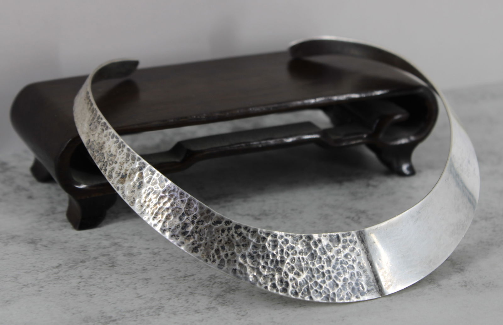 Mexican Sterling Silver Gorget (1 of 6)