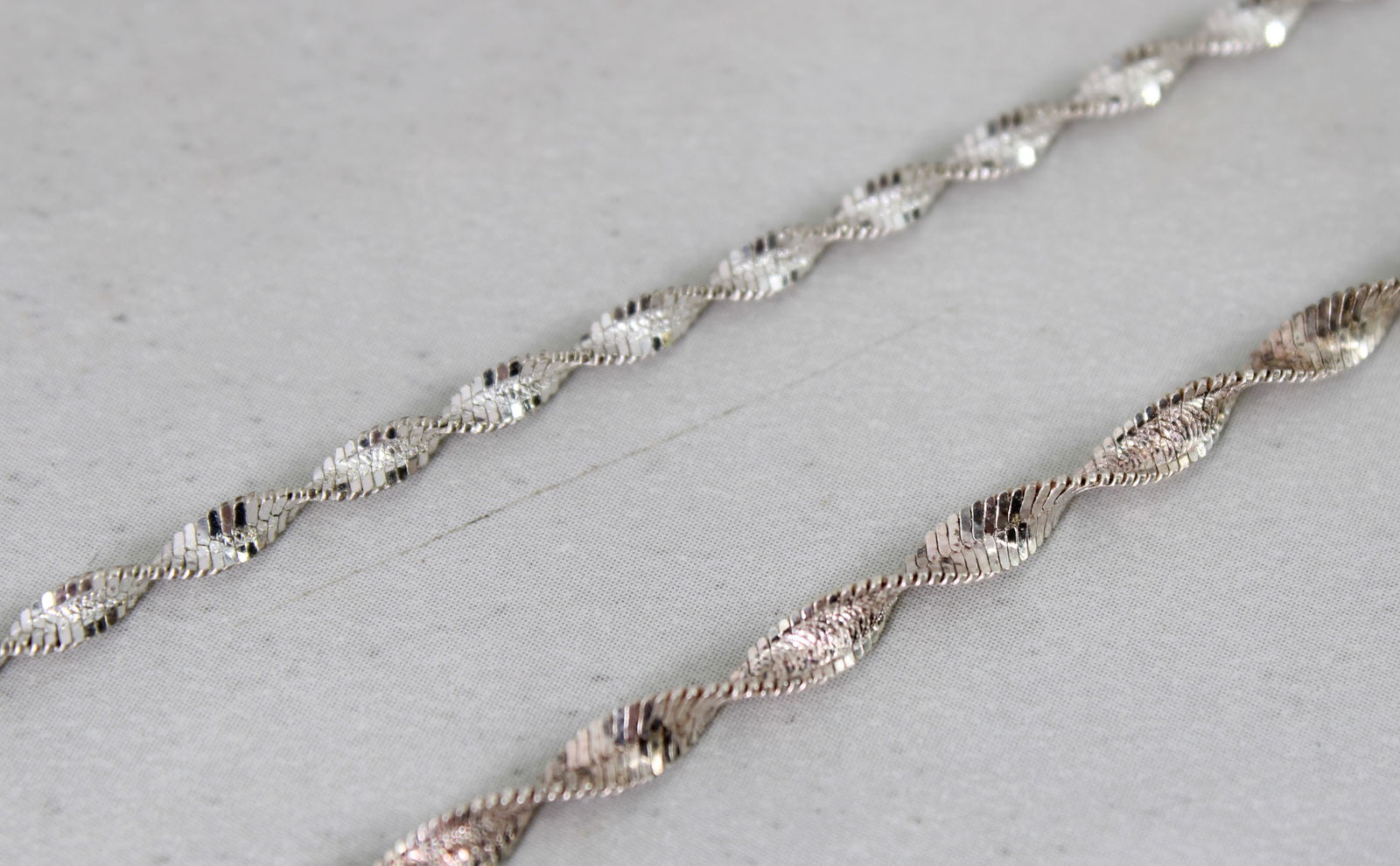 Pair Sterling Silver Bracelets (1 of 3)