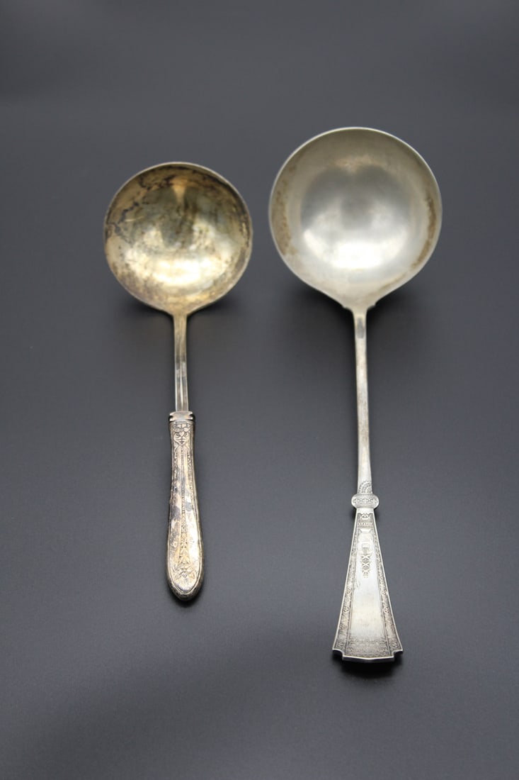 2 Silver and Silver Plated Ladles (1 of 7)