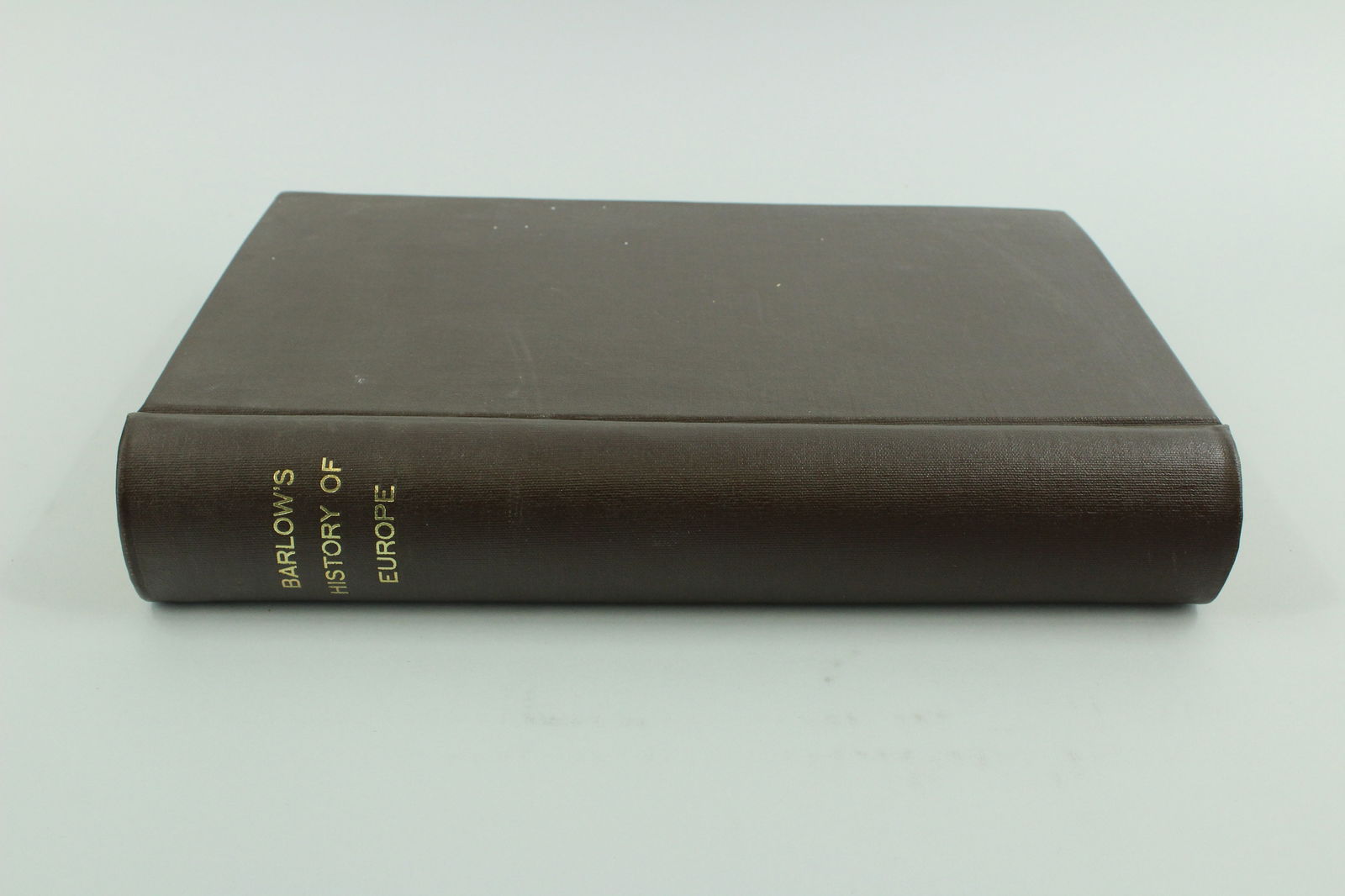 The General History of Europe by Percival Barlow: The General History of Europe and Entertaining Traveller by Percival Barlow, not dated 1790. Rebound in modern buckram. The only plate present is the frontis and it is folded and chipped. There are 14