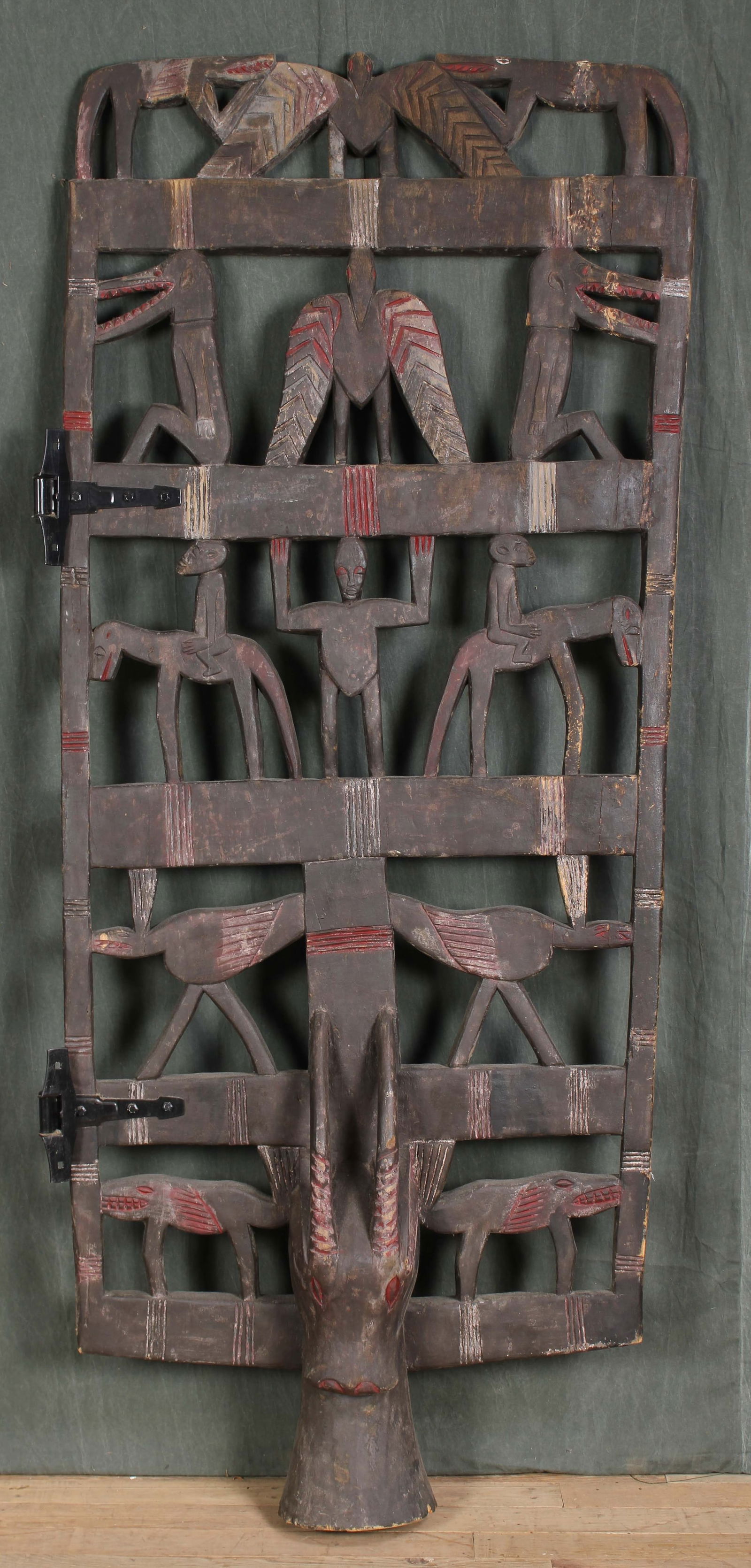 Senufo People, Large Scale Kworo, Poro Headdress (1 of 6)