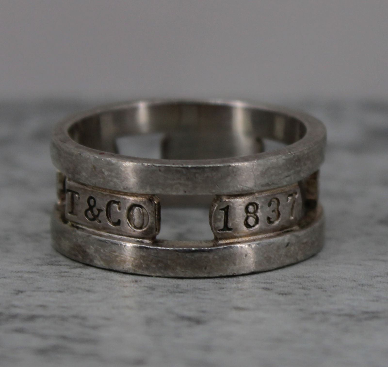 Sterling Silver Tiffany 1837 Collection Ring (1 of 5)