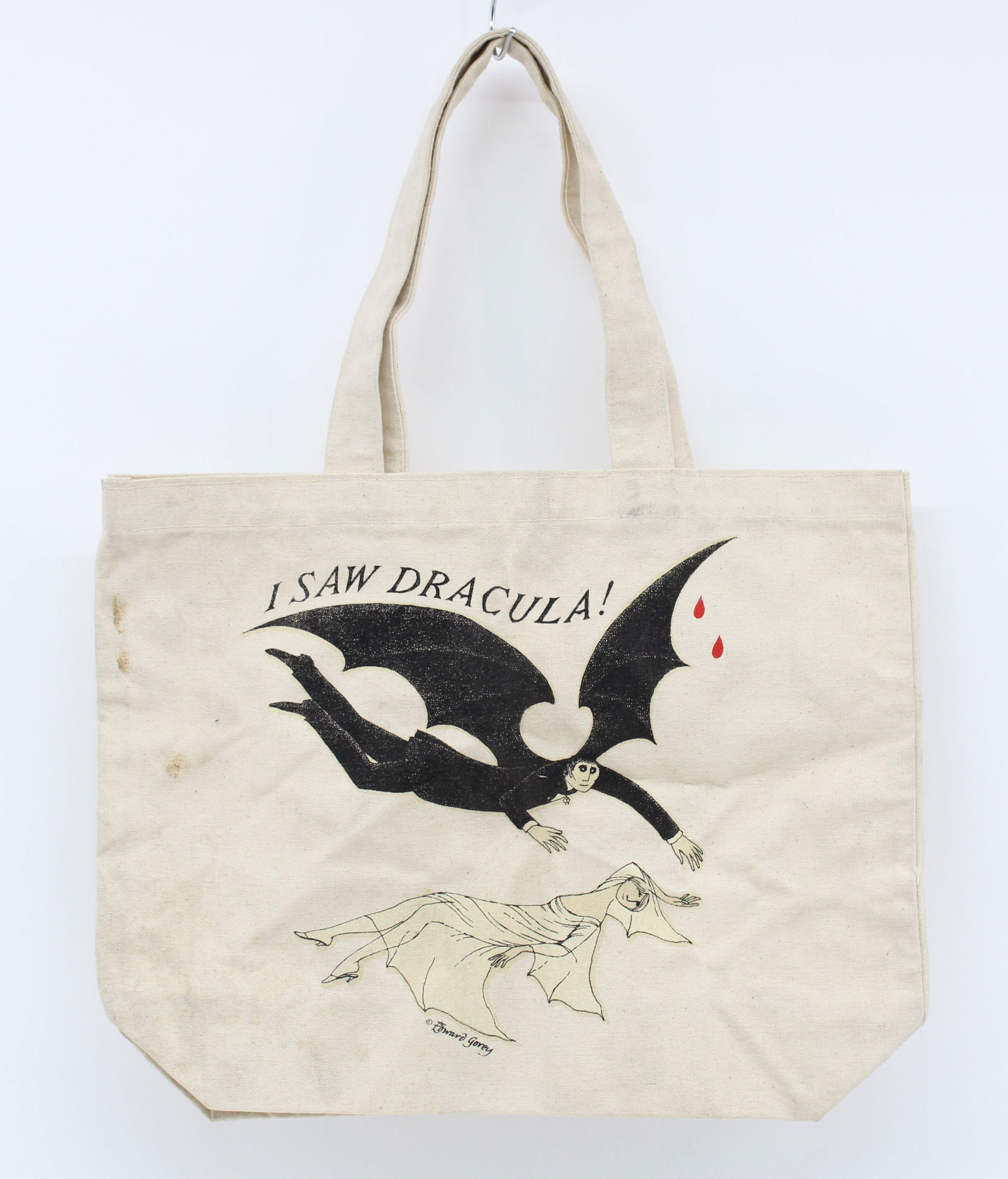 Vintage Edward Gorey, I Saw Dracula! Tote Bag (1 of 8)