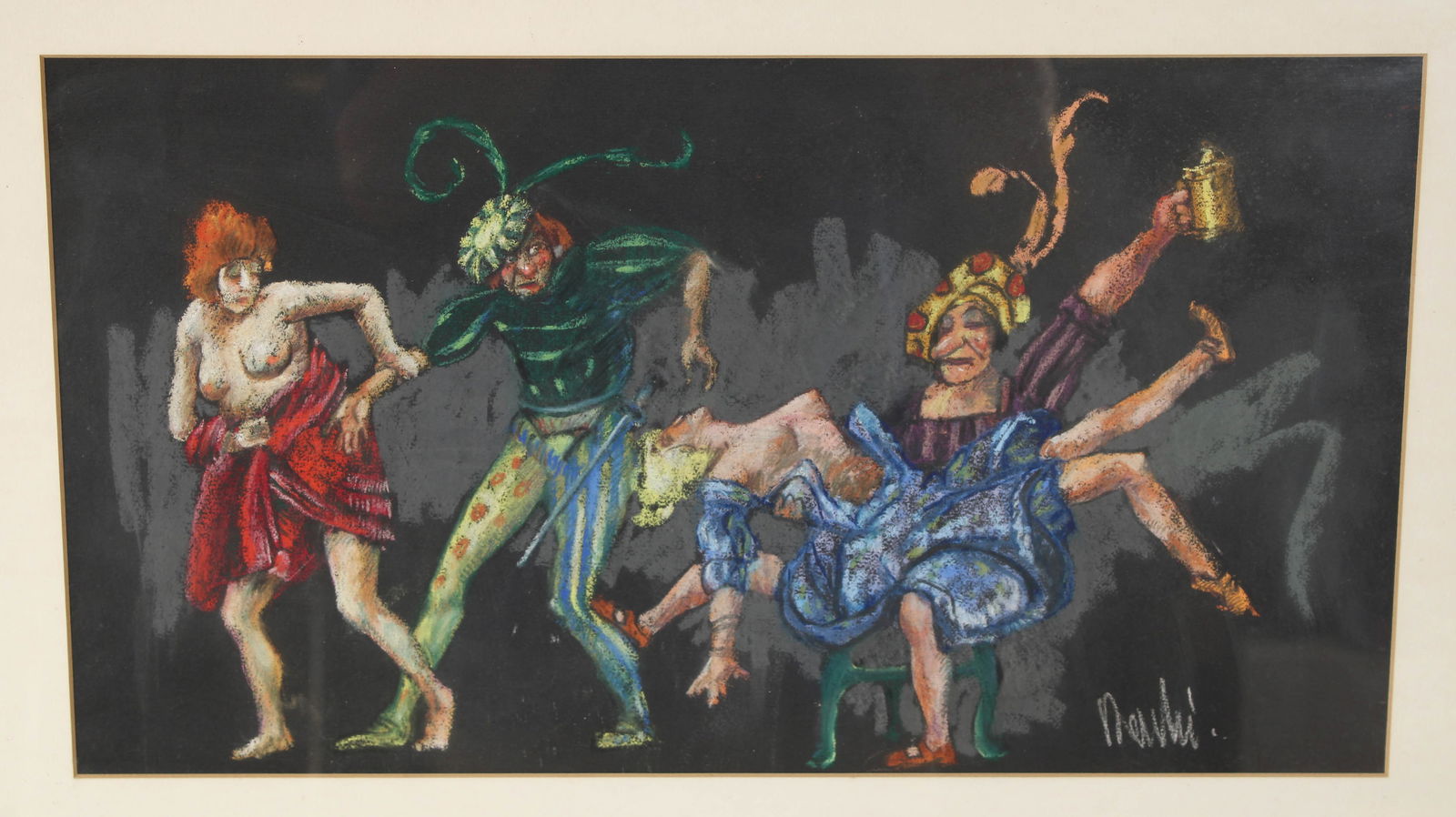 Attributed to James Martin, Tempera on Paper (1 of 6)