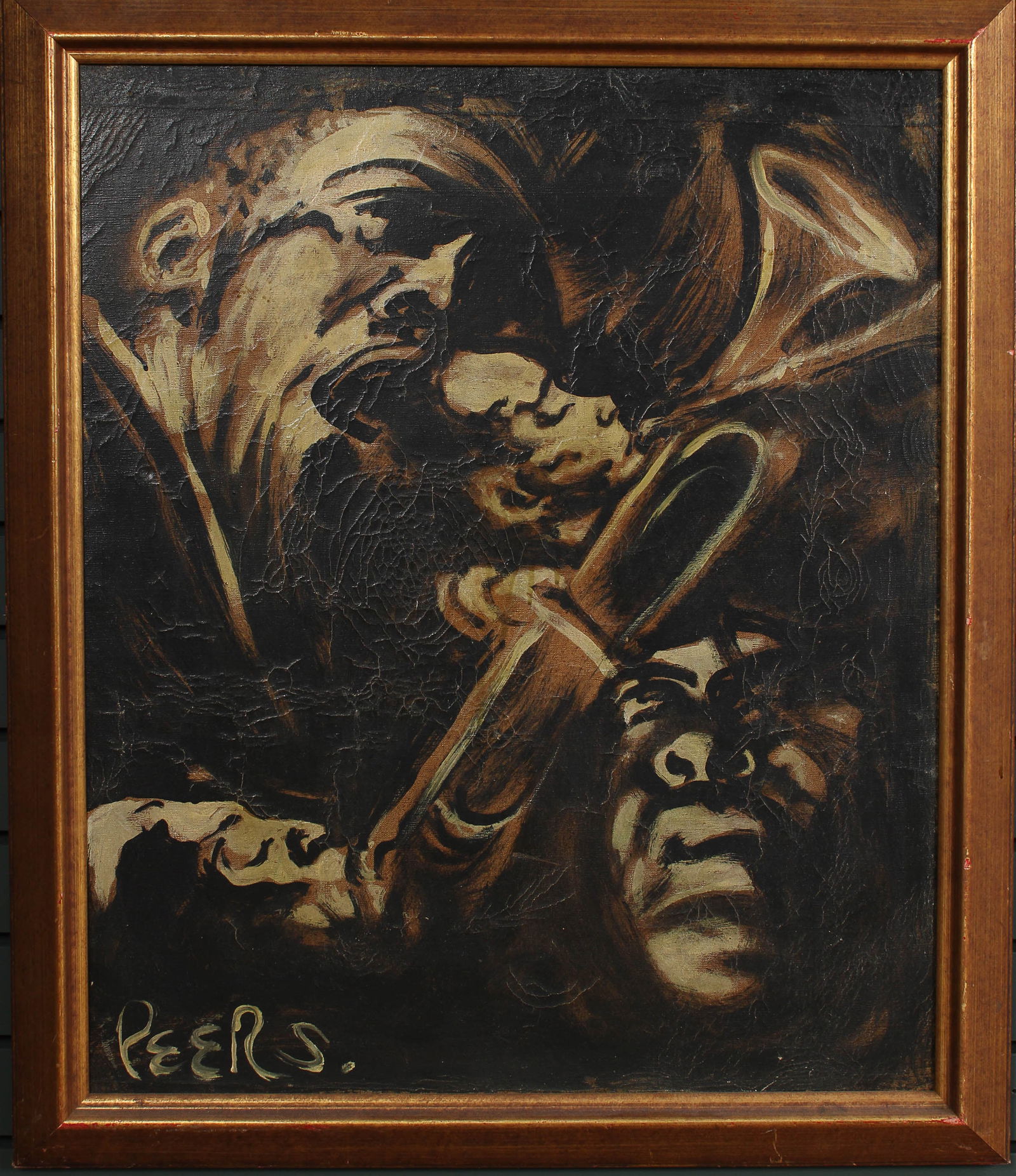 John Peers (20th C, American) Jazz Era Painting (1 of 9)