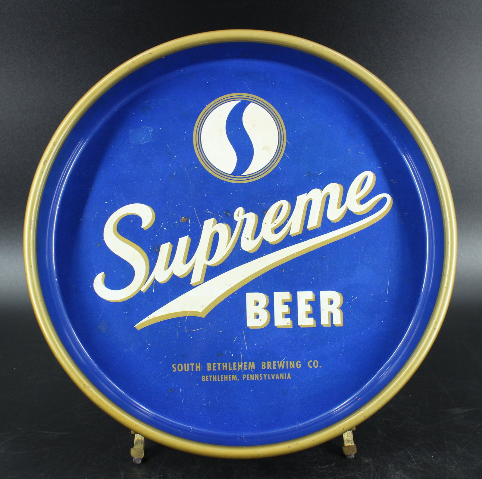 Vintage Breweriana Supreme Beer Tray (1 of 4)