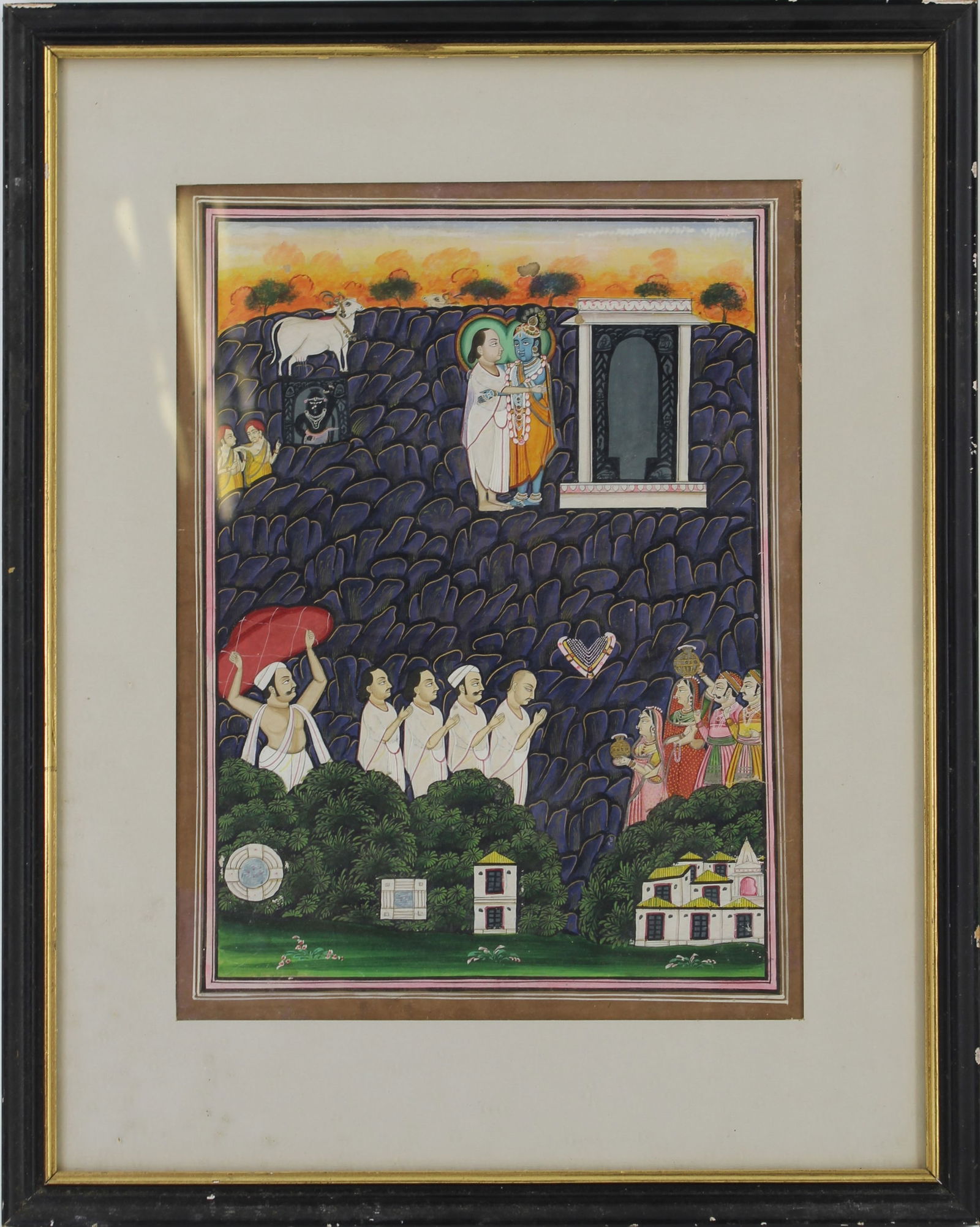 Indo-Persian Framed Illuminated Page (1 of 5)
