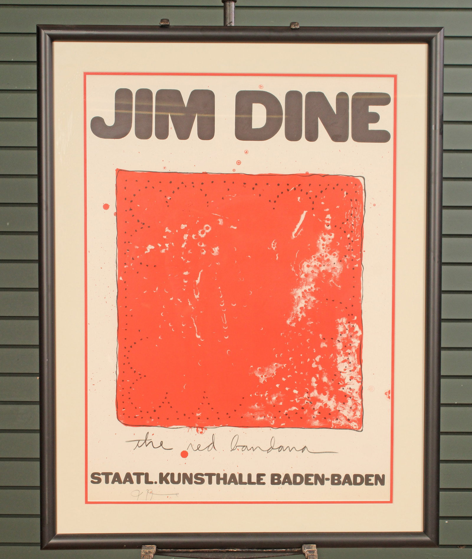 Jim Dine Red Bandana, Signed (1 of 8)