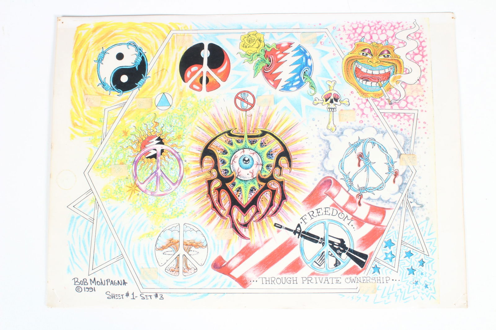 Bob Roberts Tattoo Flash 7 Sheets