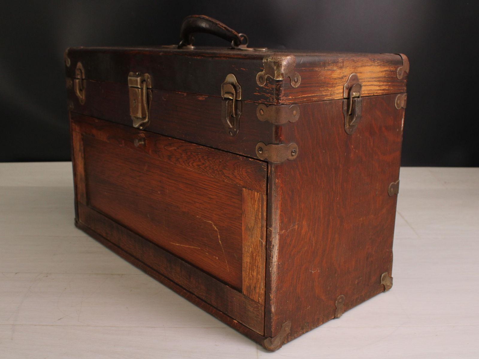 Antique Machinist Toolbox, Collection Chest (1 of 11)