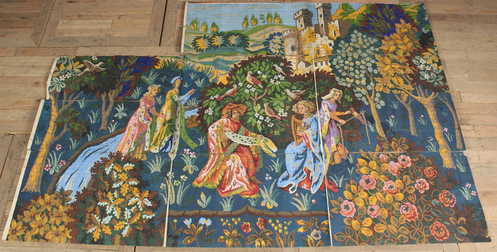 Vintage French Tapestry Jacquard Machine Layout (1 of 7)