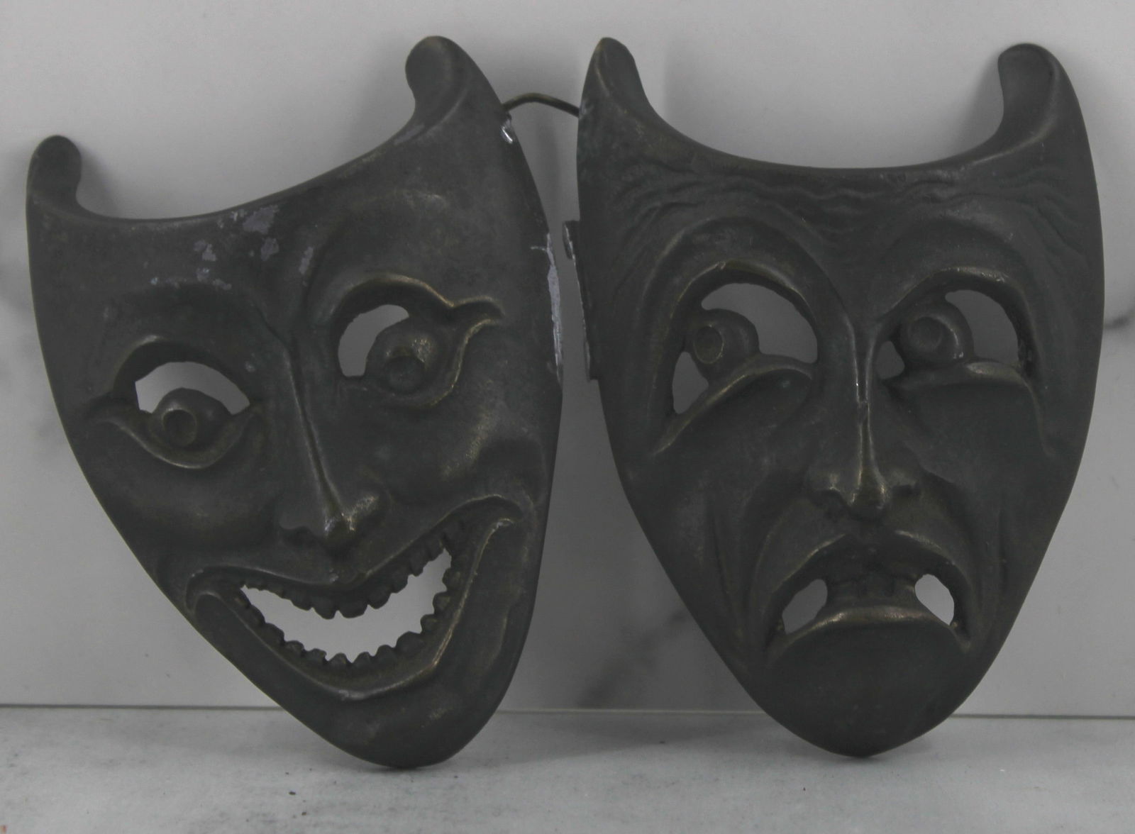 Theater Mask Group, Cast Iron (1 of 3)