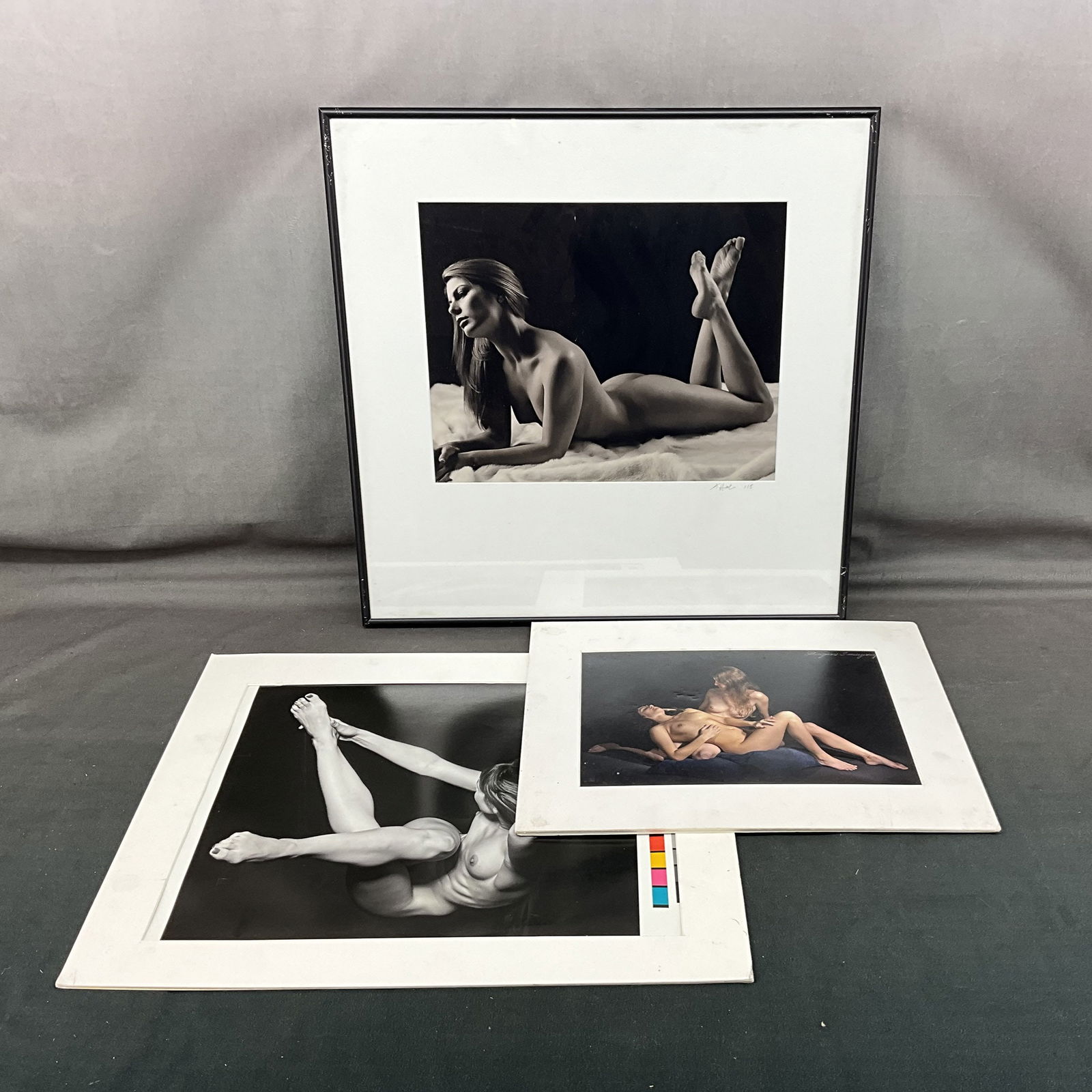 Group of 3 Studio Photographs, Nudes (1 of 9)