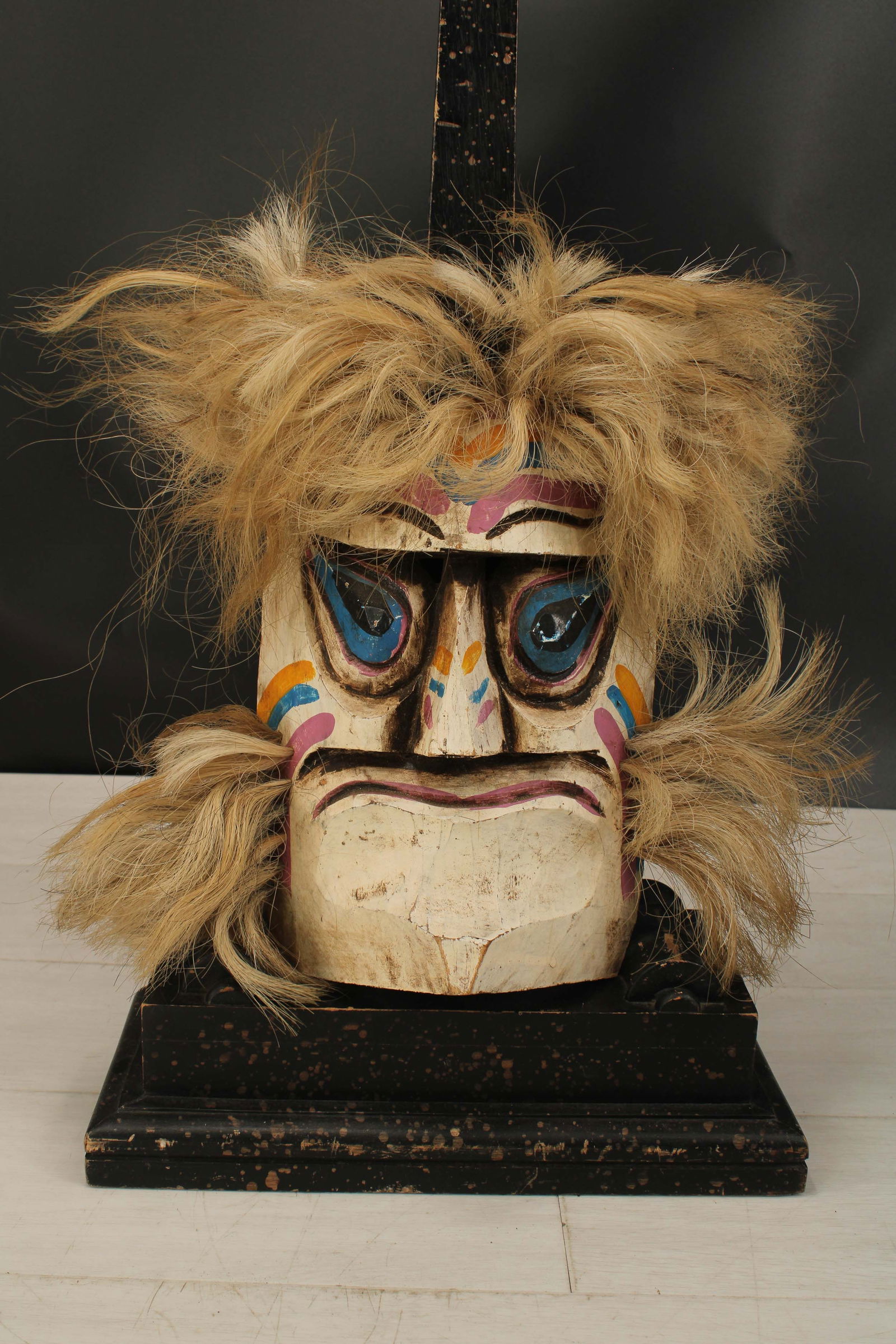 PNW Carved Wood Mask (1 of 6)