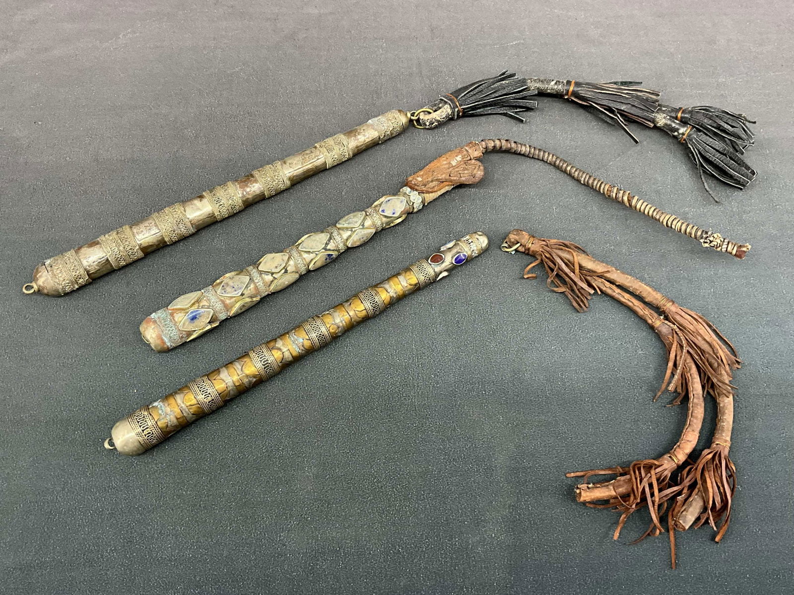 3 Vintage Camel Whip Riding Crops (1 of 9)