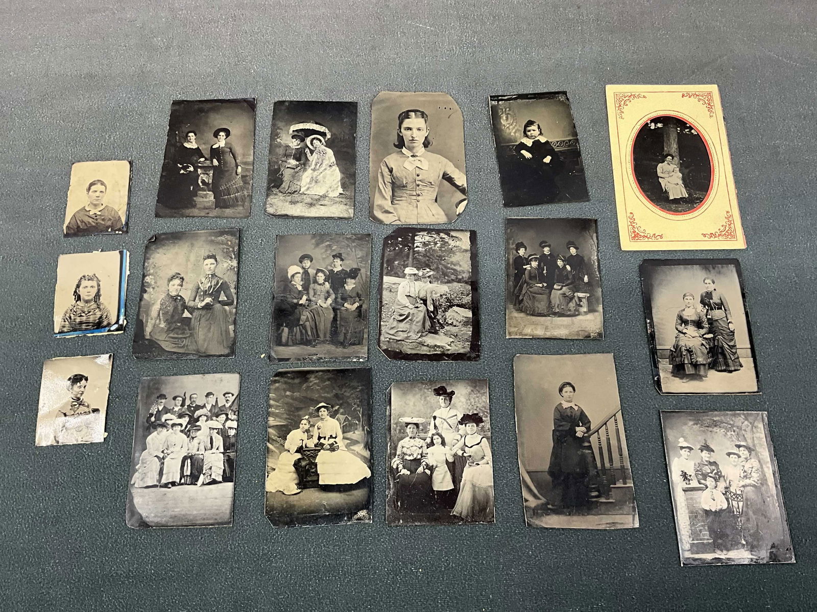 Group of Antique Tintype Photos, Matriarchs (1 of 10)