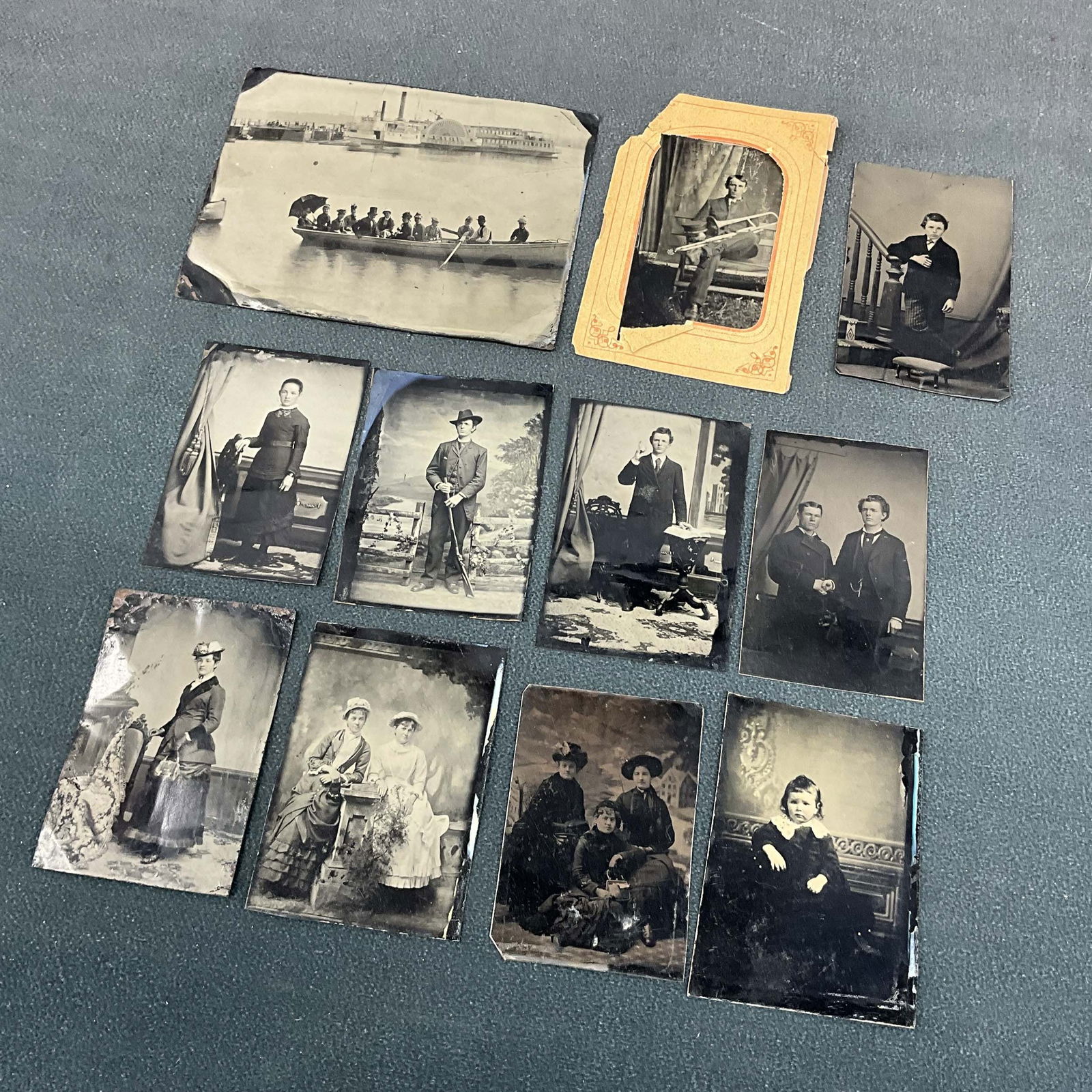 Collection of Antique Tinytype Photographs (1 of 7)