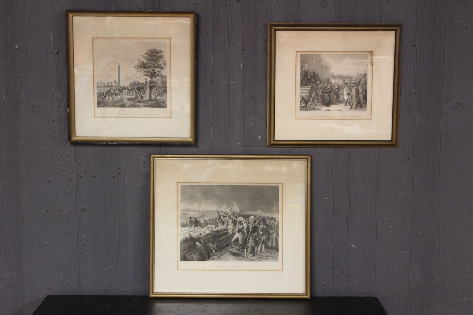 3 Etchings. Napoleon as Consulate, Spanish Exp. (1 of 5)