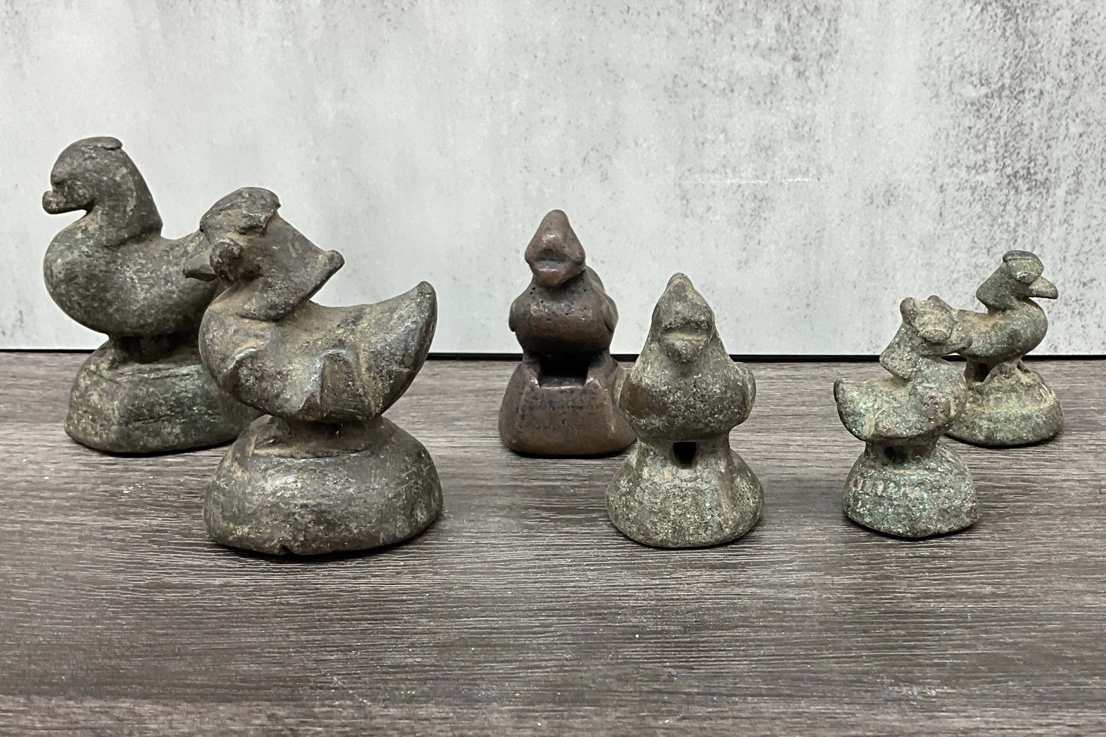 Antique Burmese Bronze Opium Weights (1 of 7)