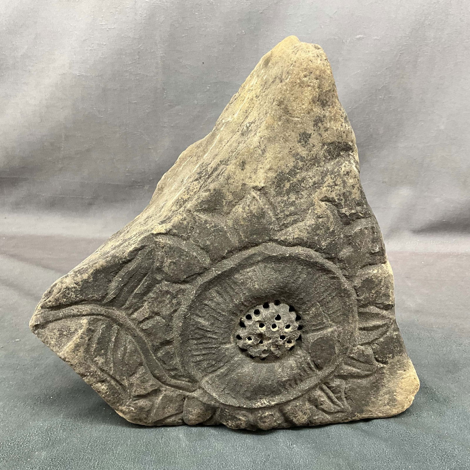 Relief Carved Brownstone Architectural Element (1 of 5)