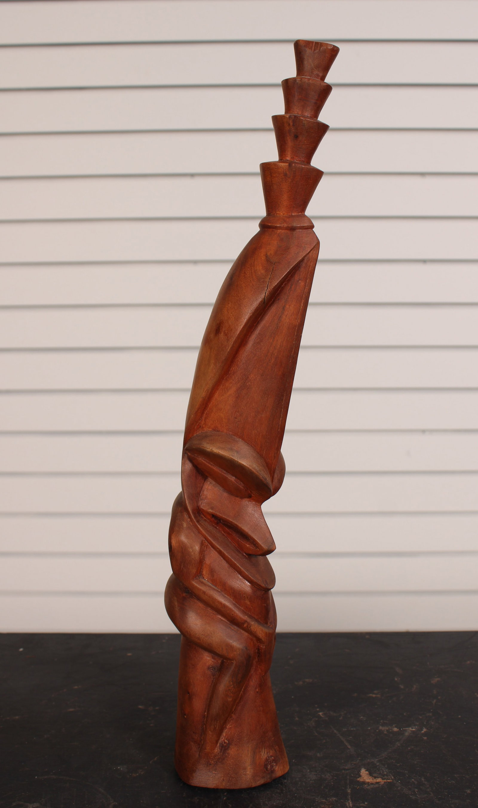 Oceania, Ambrym Vanuatu, Carved Figural Totem: Oceania, Ambrym Vanuatu, Carved Figural Totem. Size: 16.5"H