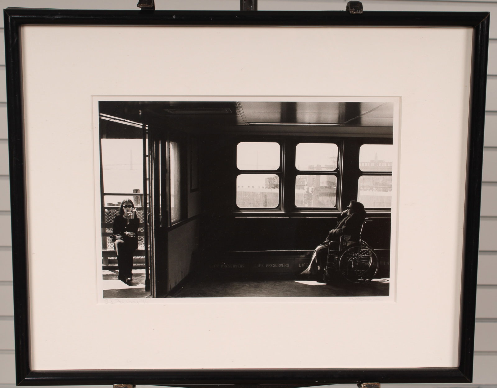 Michael Hanulak, American Photo, NY SI Ferry: Michael Hanulak, American Photo, NY SI Ferry. Size: frame 17"H x 21"W sight 9.5"H x 13.5"W